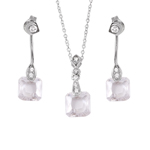 wholesale 925 sterling silver dangling set