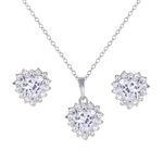 wholesale 925 sterling silver cluster set